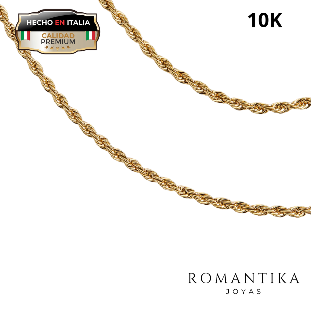 Cadena Torzal 2mm Oro 10K