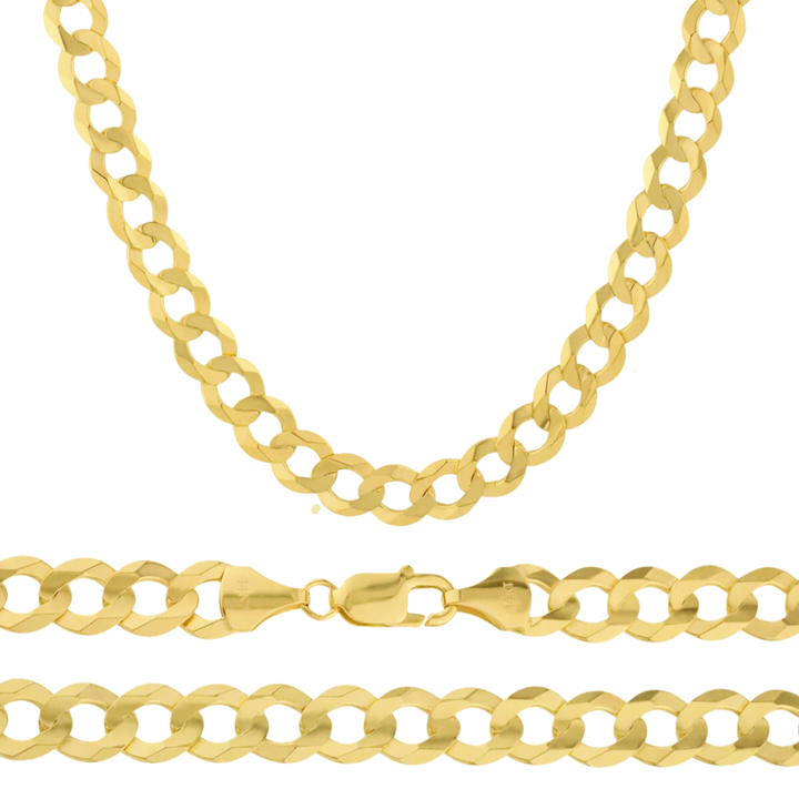 Cadena Barbada Cubana 5.2mm 10k