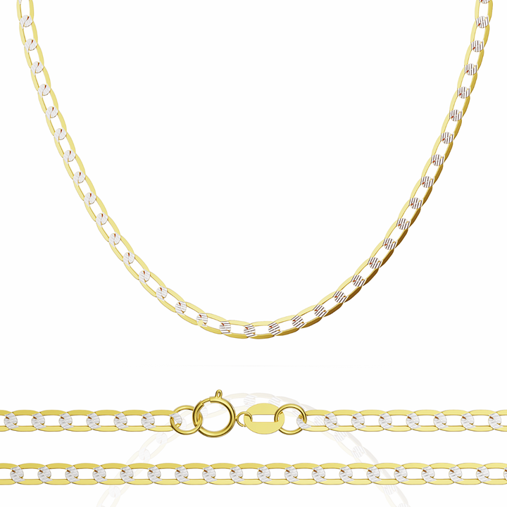 Cadena Barbada 2mm 10k