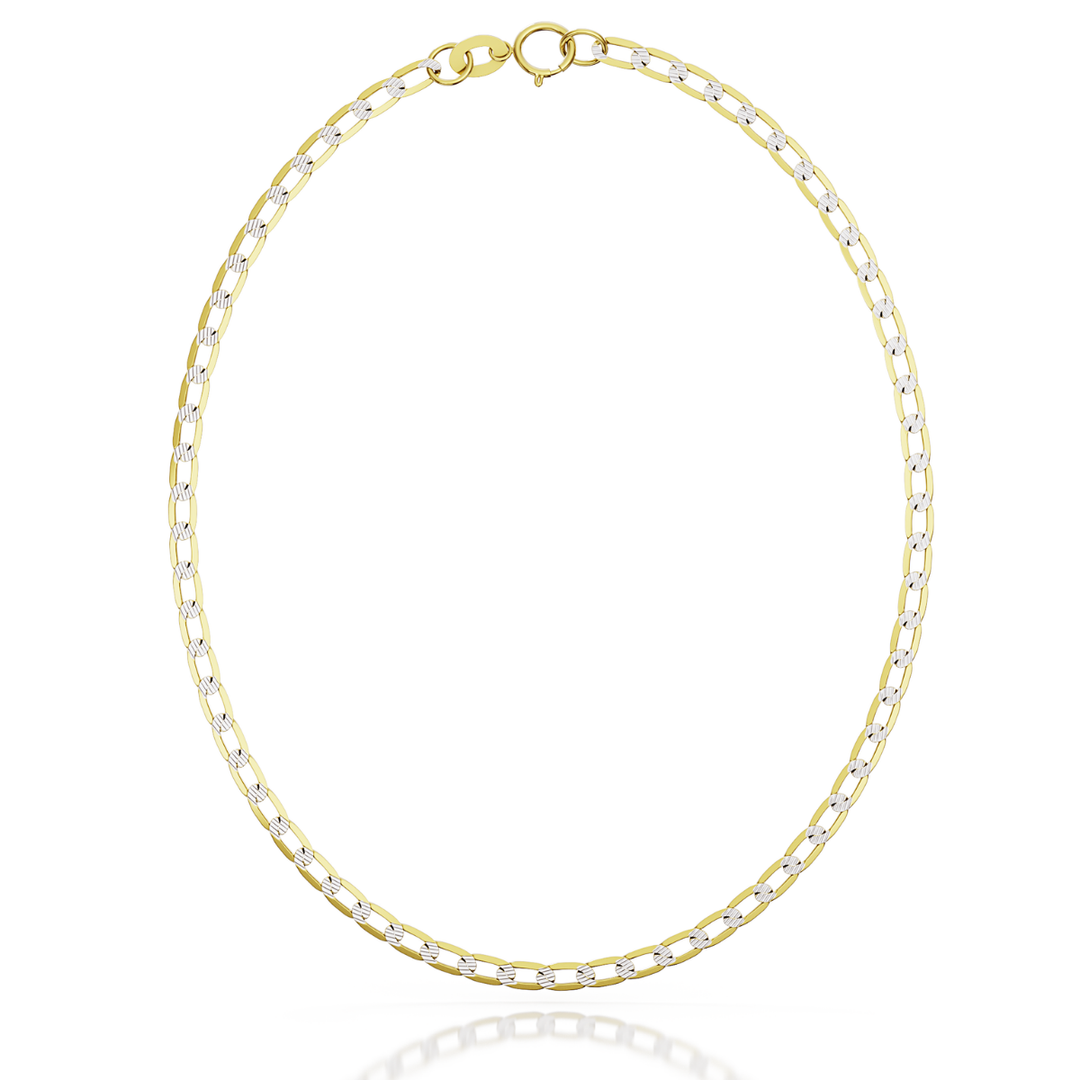 Pulsera Barbada 2mm 10k