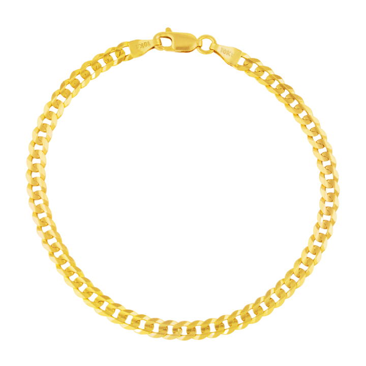Pulsera Barbada 21cm 5.2mm 10k