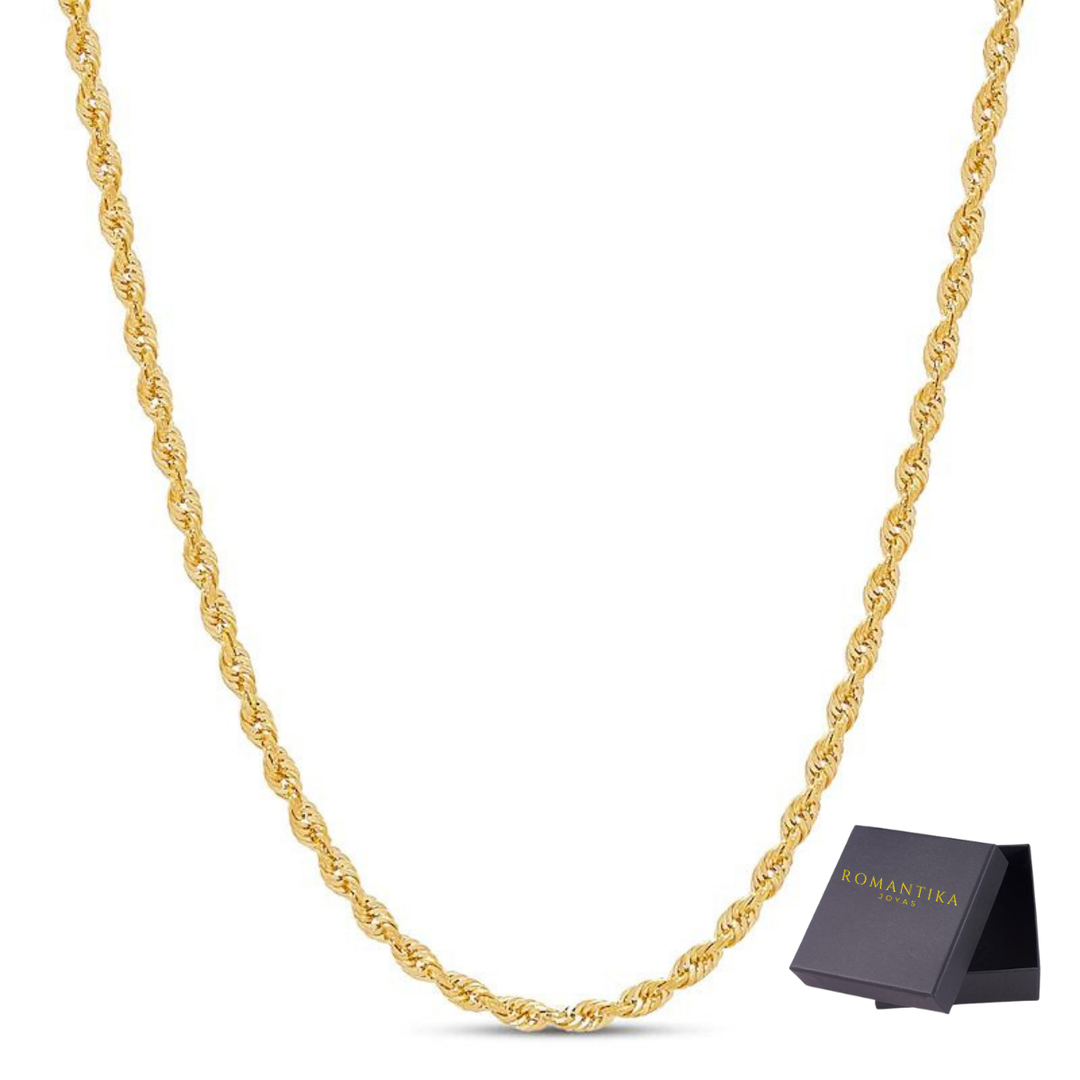 Cadena Torzal 2mm 14k