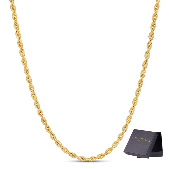 Cadena Torzal 2mm 14k