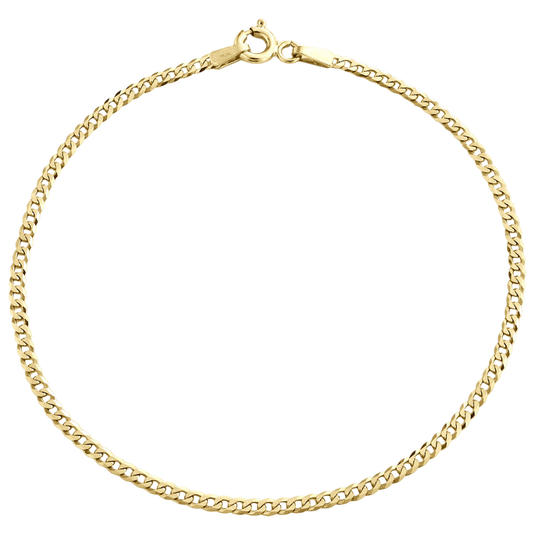 Pulsera Barbada 18cm 2.2mm 10k