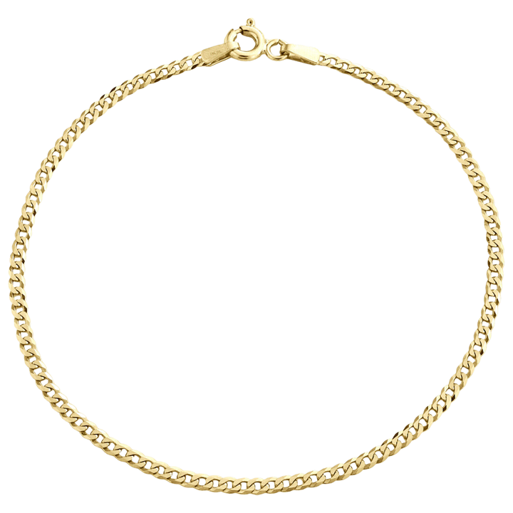 Pulsera Barbada 18cm 2.2mm 10k