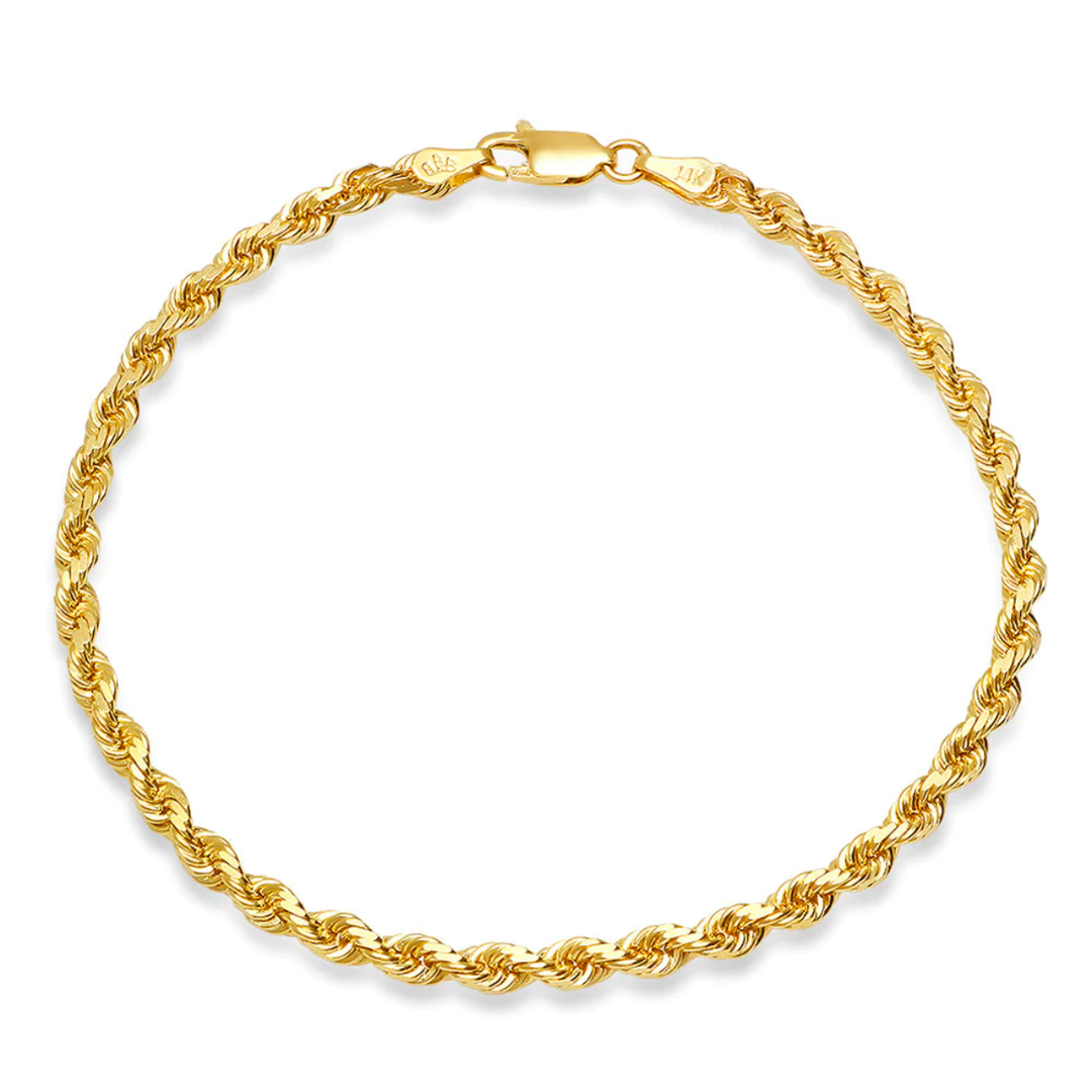 Pulsera Torzal Oro 3.3mm 10k