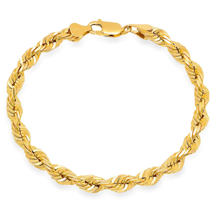 Pulsera Torzal 5.3mm 10k 21cm