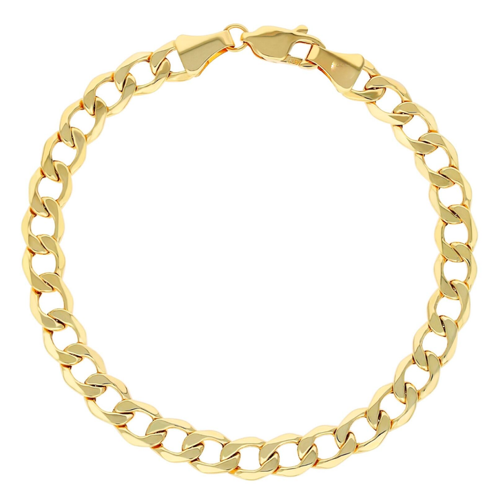 Pulsera Barbada Cubana 6.5mm 21cm