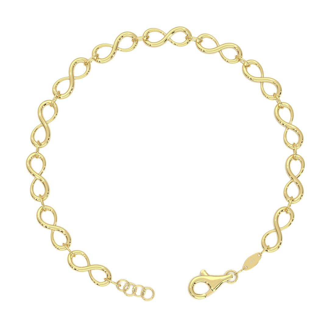 Pulsera Infinito 18cm 10k
