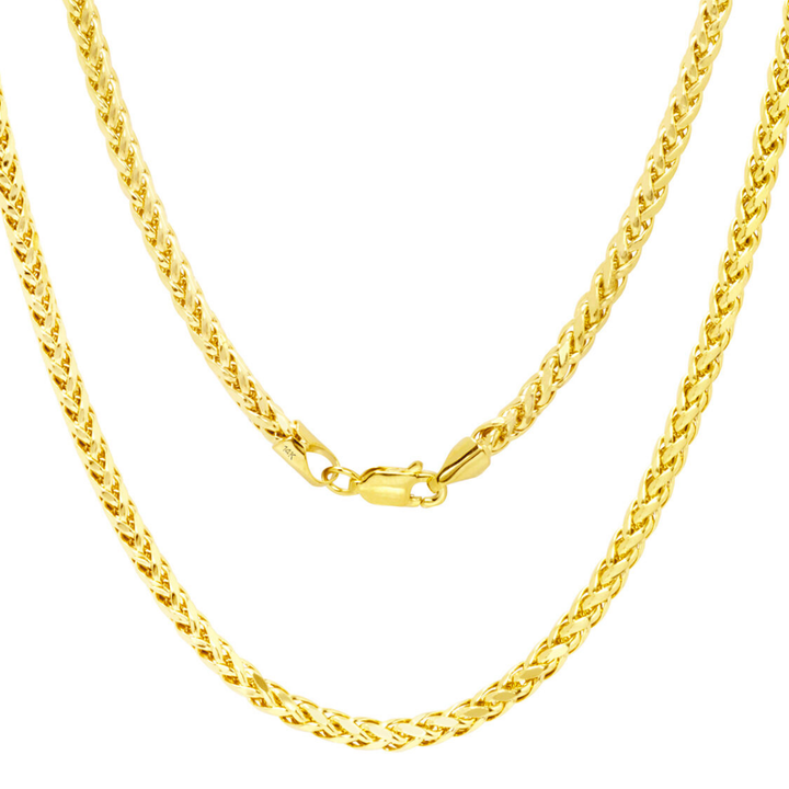 Cadena Espiga Oro 3mm 14k