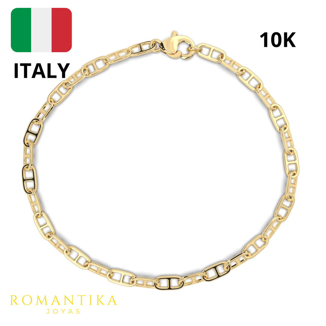 Pulsera Marinera 3mm 10k
