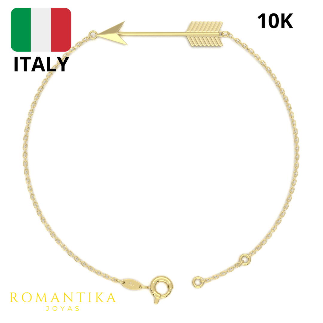 Pulsera Flecha 18cm 10k