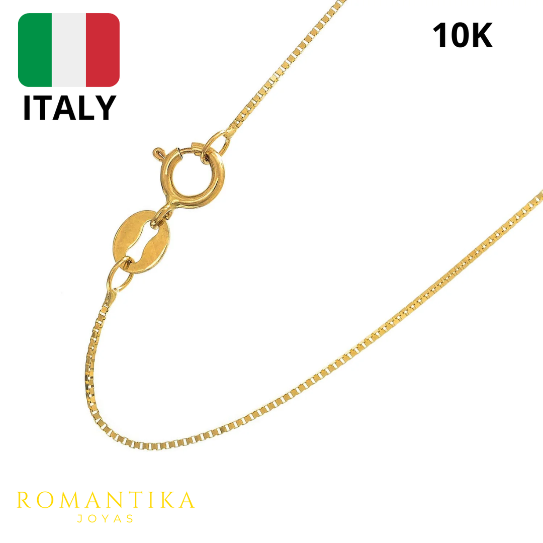 Pulsera Cubo 0.6mm 18cm 10k