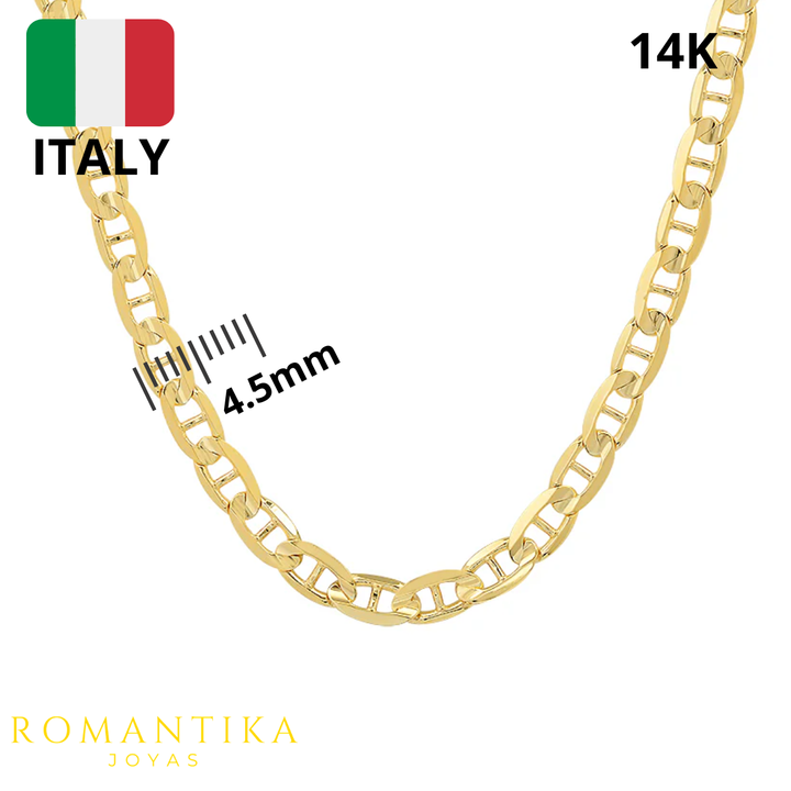 Cadena Tejido Gucci Oro 4.5mm 14k