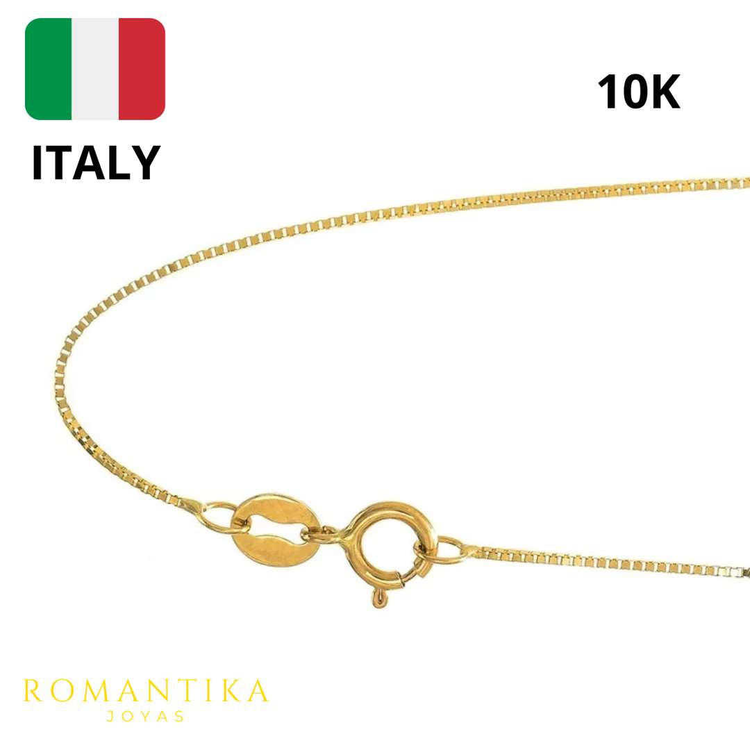 Pulsera Cubo 0.6mm 18cm 10k