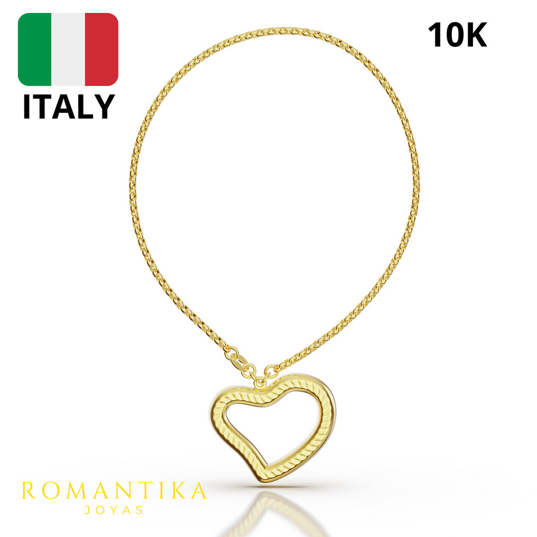 Pulsera Corazón Grueso 18cm