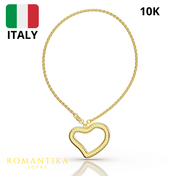 Pulsera Corazón Grueso 18cm