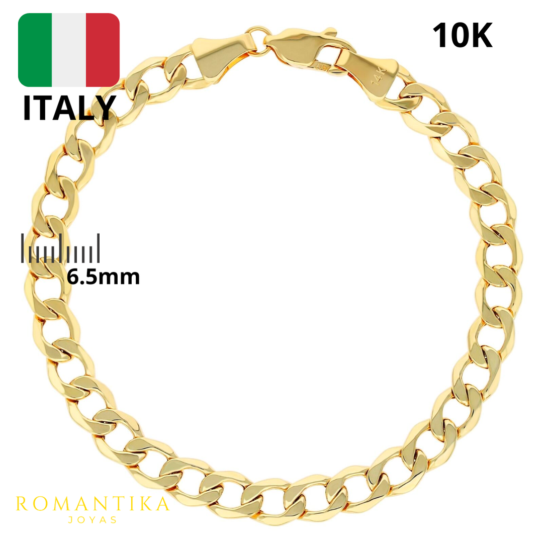 Pulsera Barbada Cubana 6.5mm 21cm