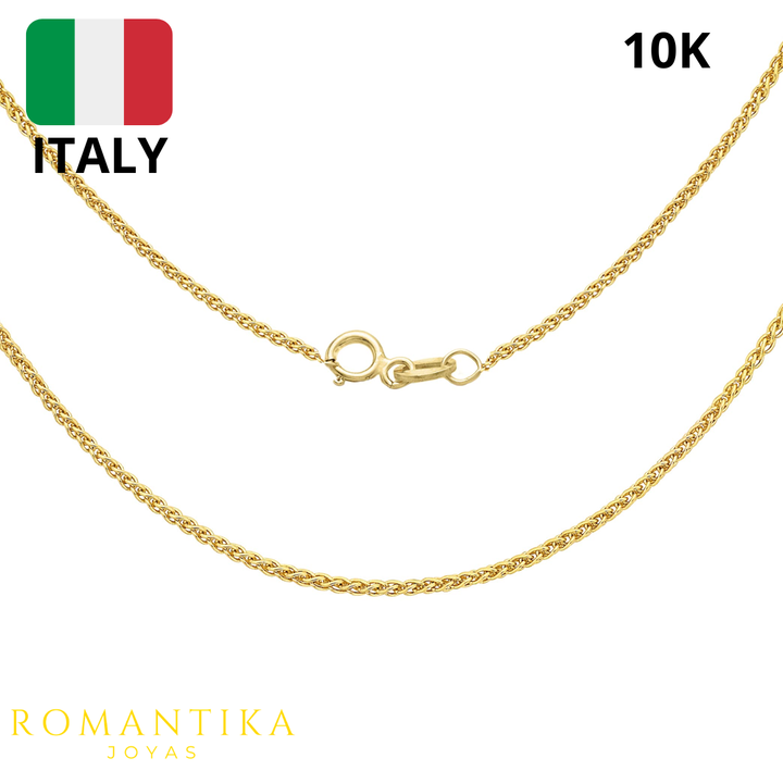 Cadena Spiga Cola De Zorro 1.5mm 10k