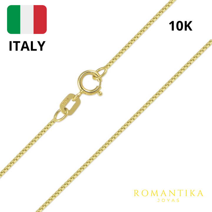Pulsera Cubo 0.6mm 18cm 10k