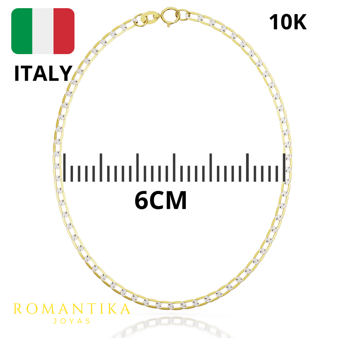 Pulsera Barbada 2mm 10k