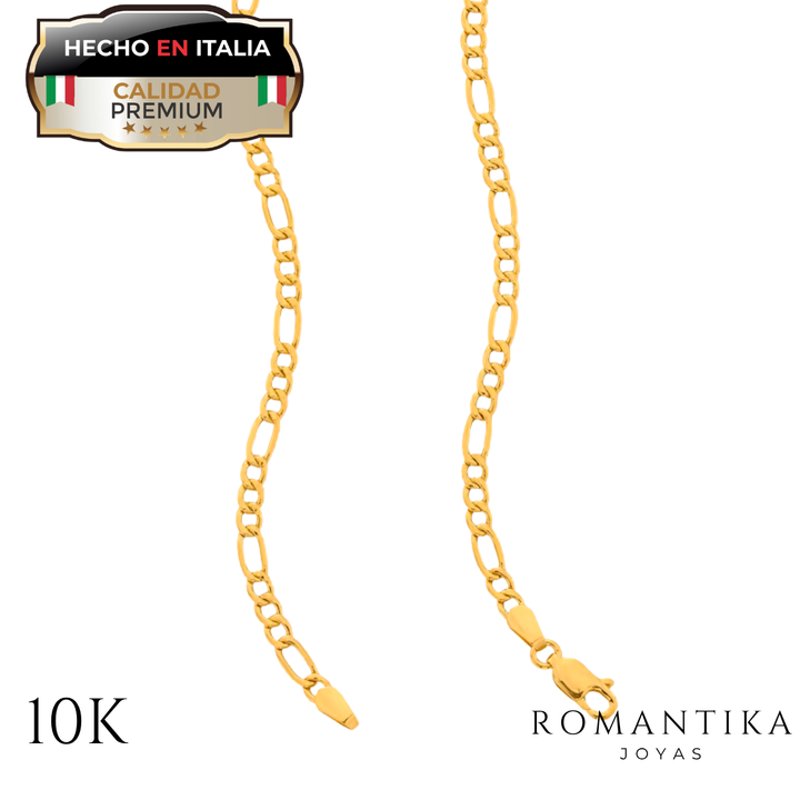 Cadena Figaro 3.5mm 10K