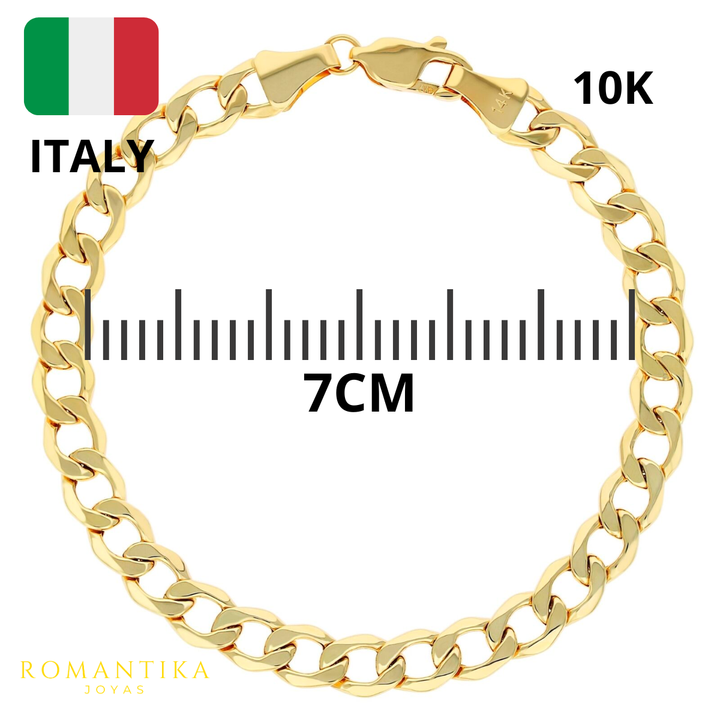 Pulsera Barbada Cubana 6.5mm 21cm