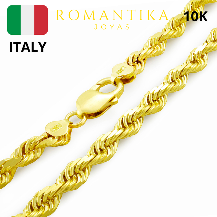 Pulsera Torzal 21cm 6.2mm 10K