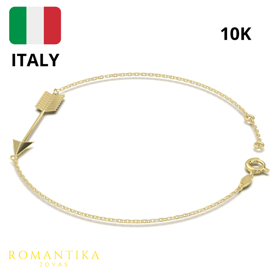 Pulsera Flecha 18cm 10k