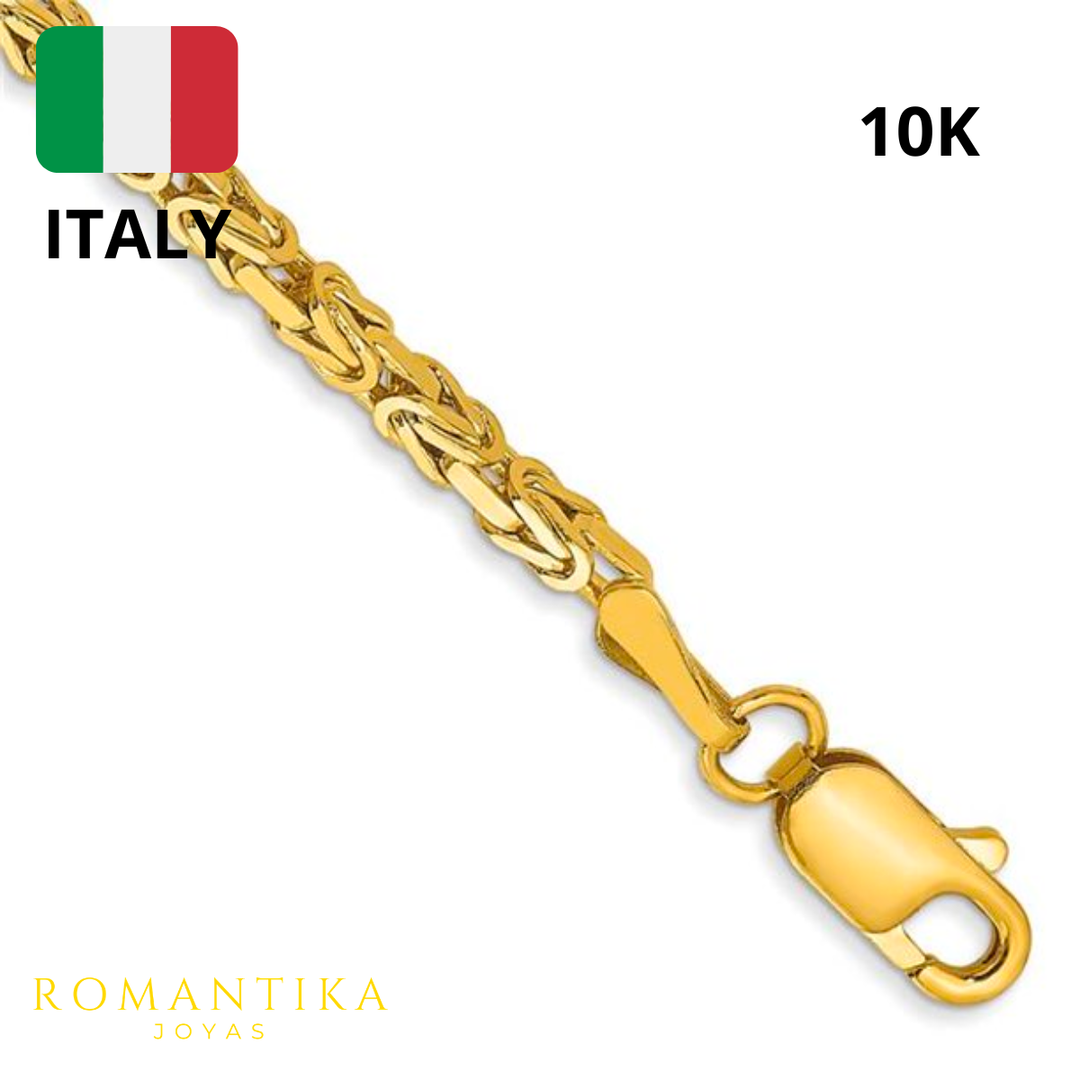 Pulsera Bizantina 2mm 10k