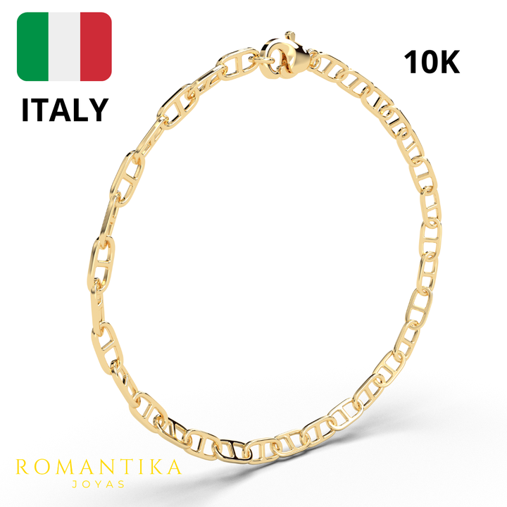 Pulsera Marinera 3mm 10k