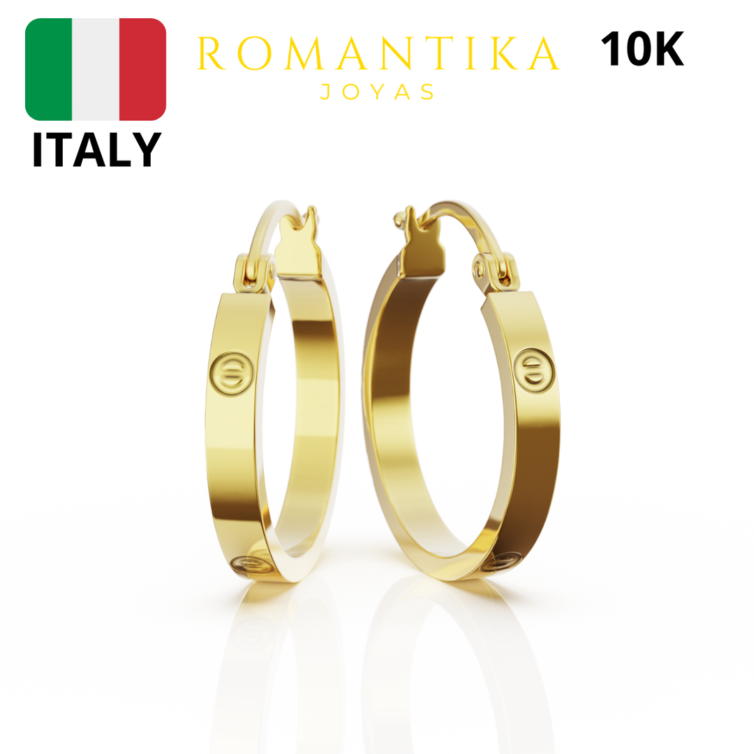 Arracada Tornillo 10k