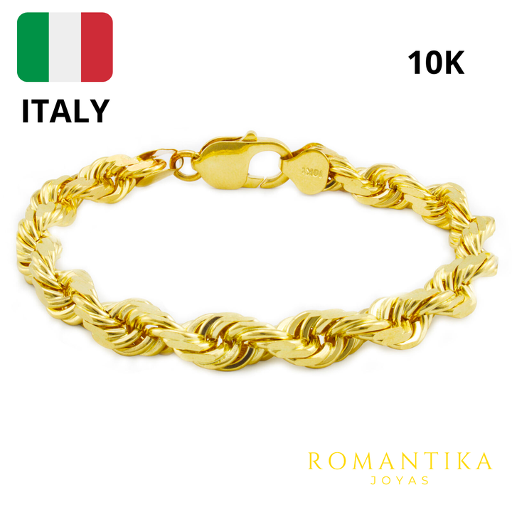 Pulsera Torzal 21cm 6.2mm 10K
