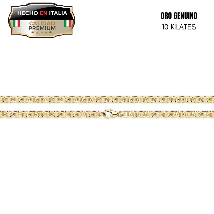Pulsera Ancla Marinera 3mm 18cm 10k