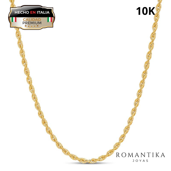 Cadena Torzal 2mm 14k