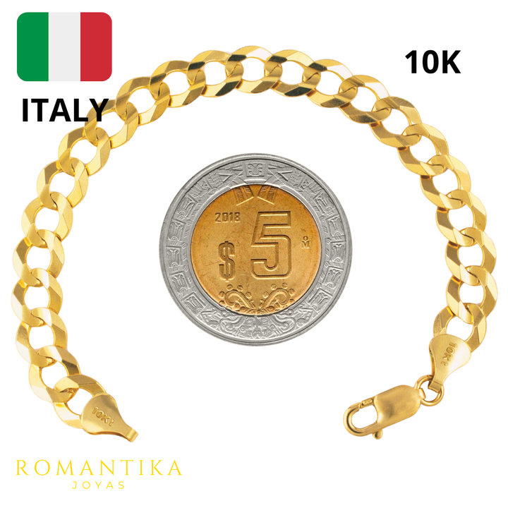 Pulsera Barbada Cubana 9.5mm 21cm