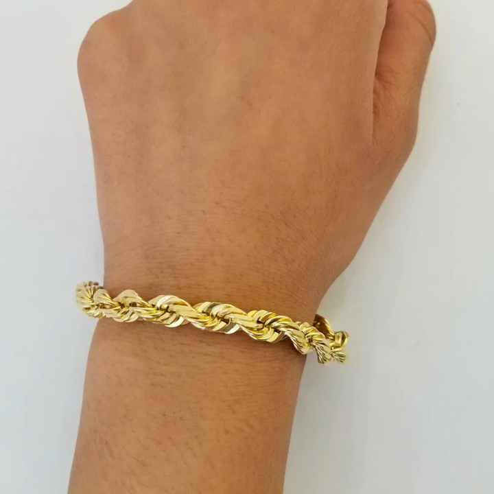 Pulsera Torzal 21cm 6.2mm 10K