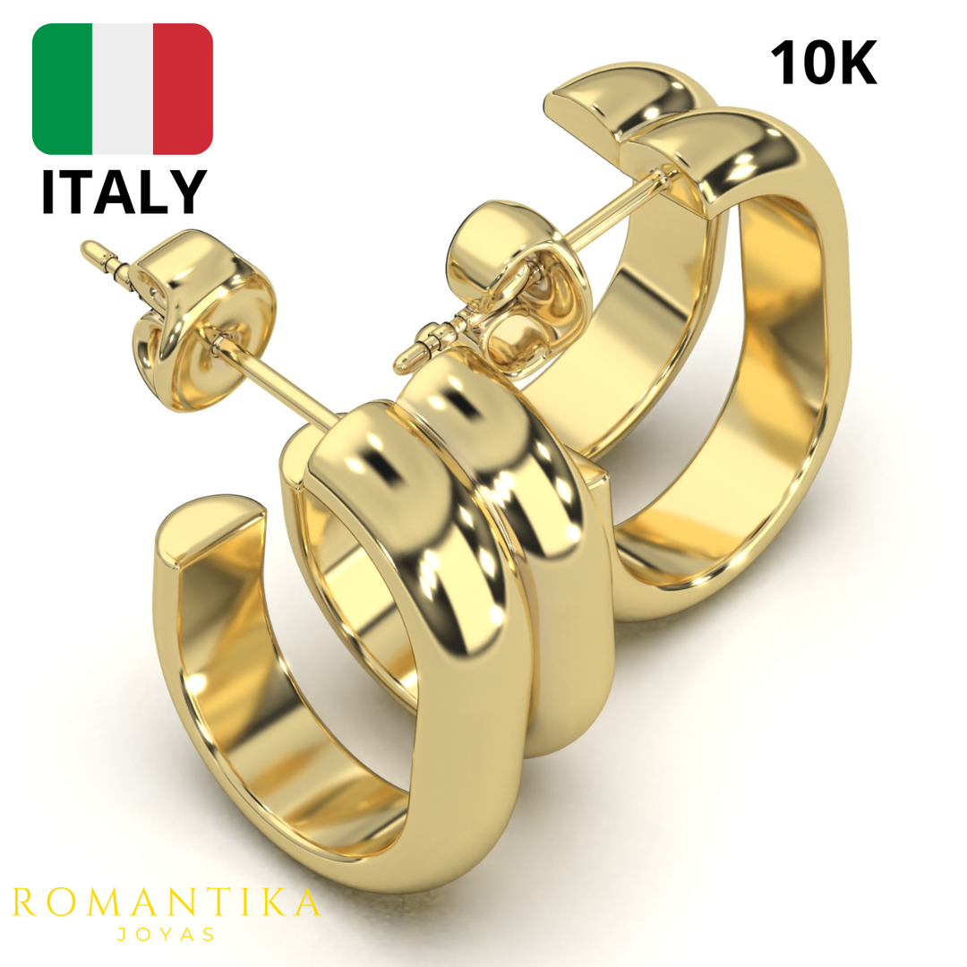 Arete Doble Aro 10k