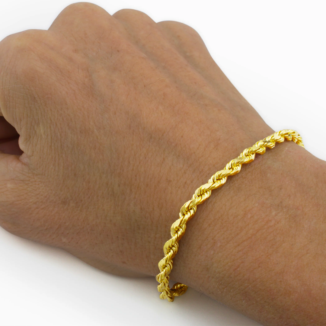 Pulsera Torzal Oro 3.3mm 10k