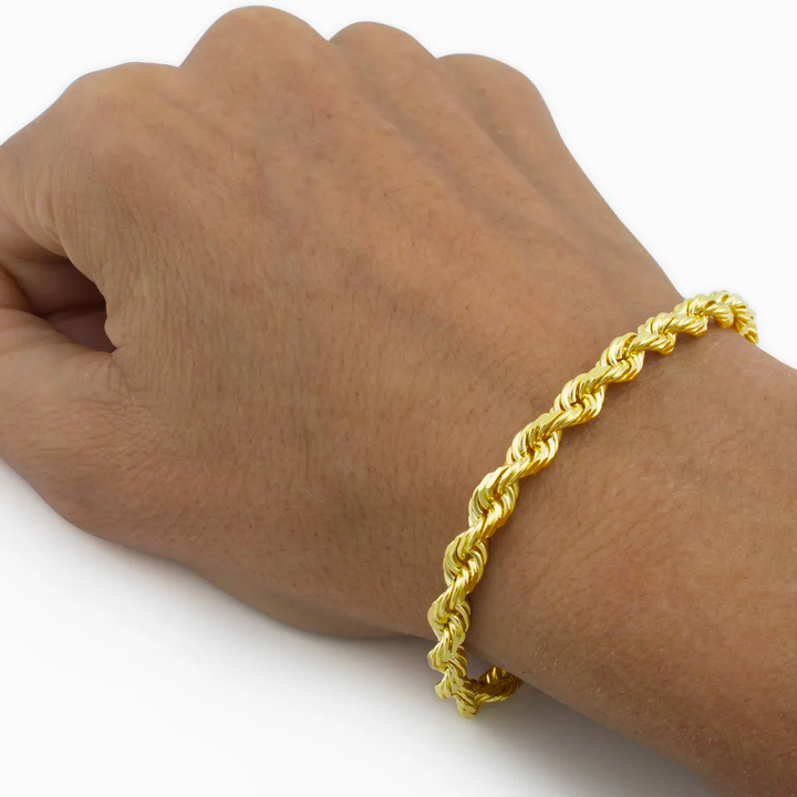 Pulsera Torzal 5.3mm 10k 21cm