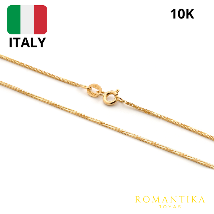 Cadena Spiga Cola De Zorro 1.5mm 10k
