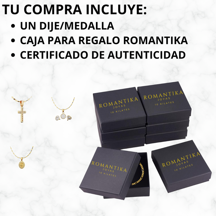 Dije San Judas Tadeo Con Zirconias Oro 10k