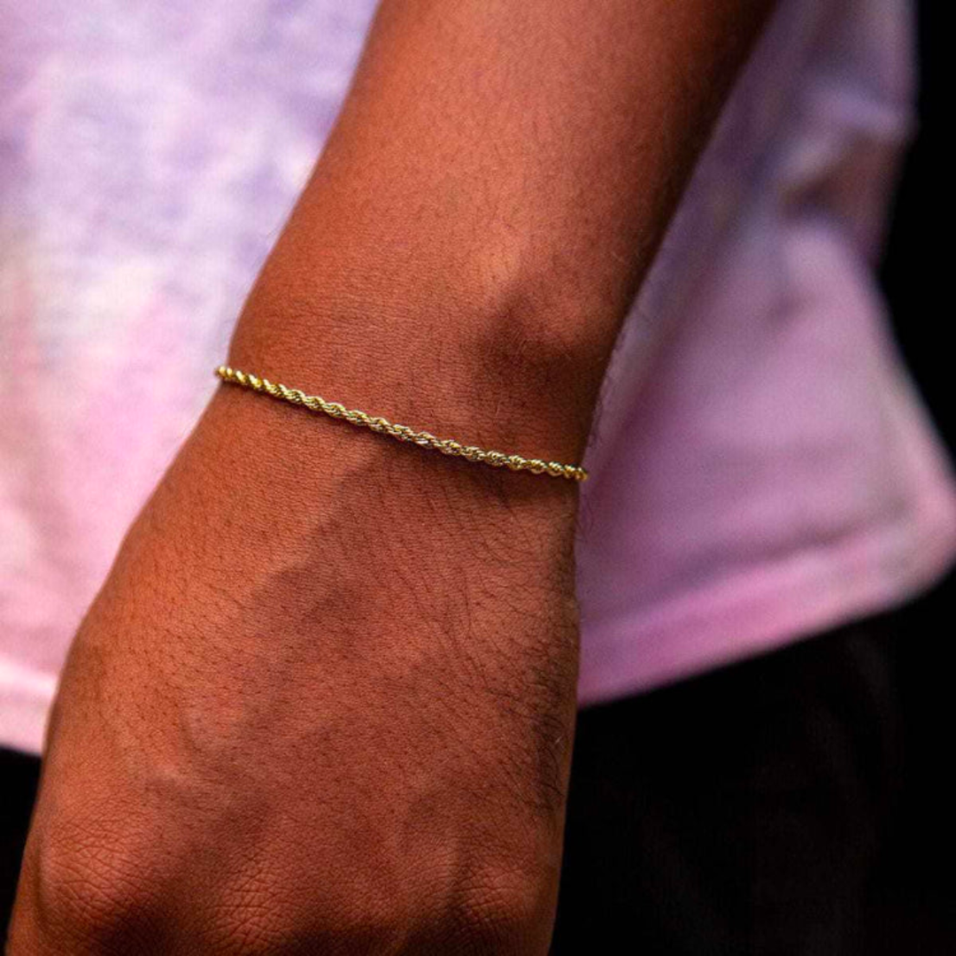 Pulsera Torzal 2mm 14k