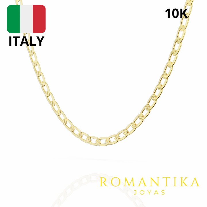 Cadena Barbada 2mm 10k