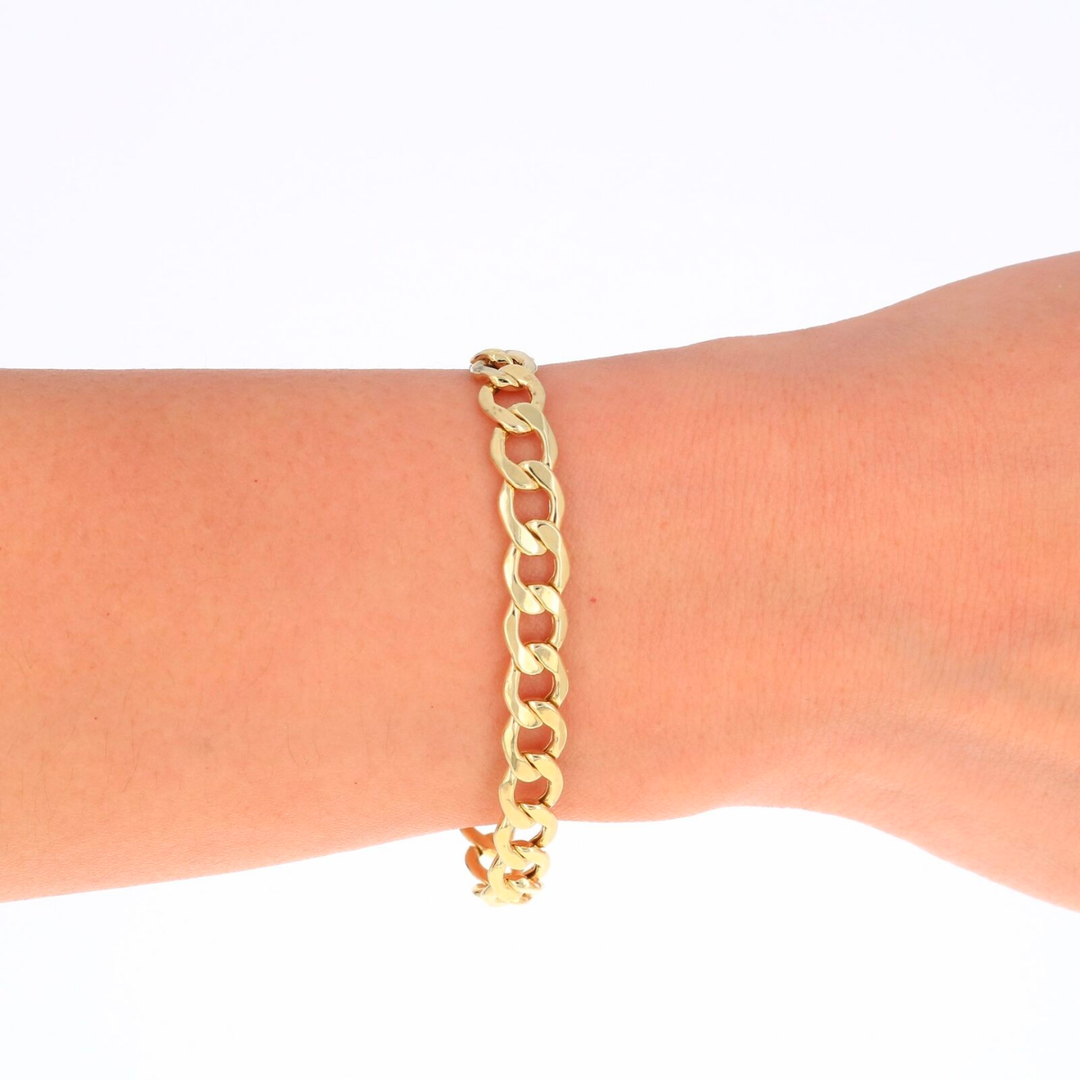 Pulsera Barbada Cubana 6.5mm 21cm