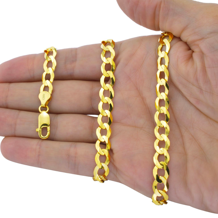 Pulsera Barbada Cubana 9.5mm 21cm