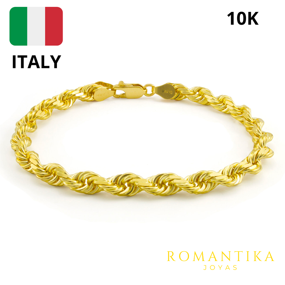 Pulsera Torzal 10k 4mm