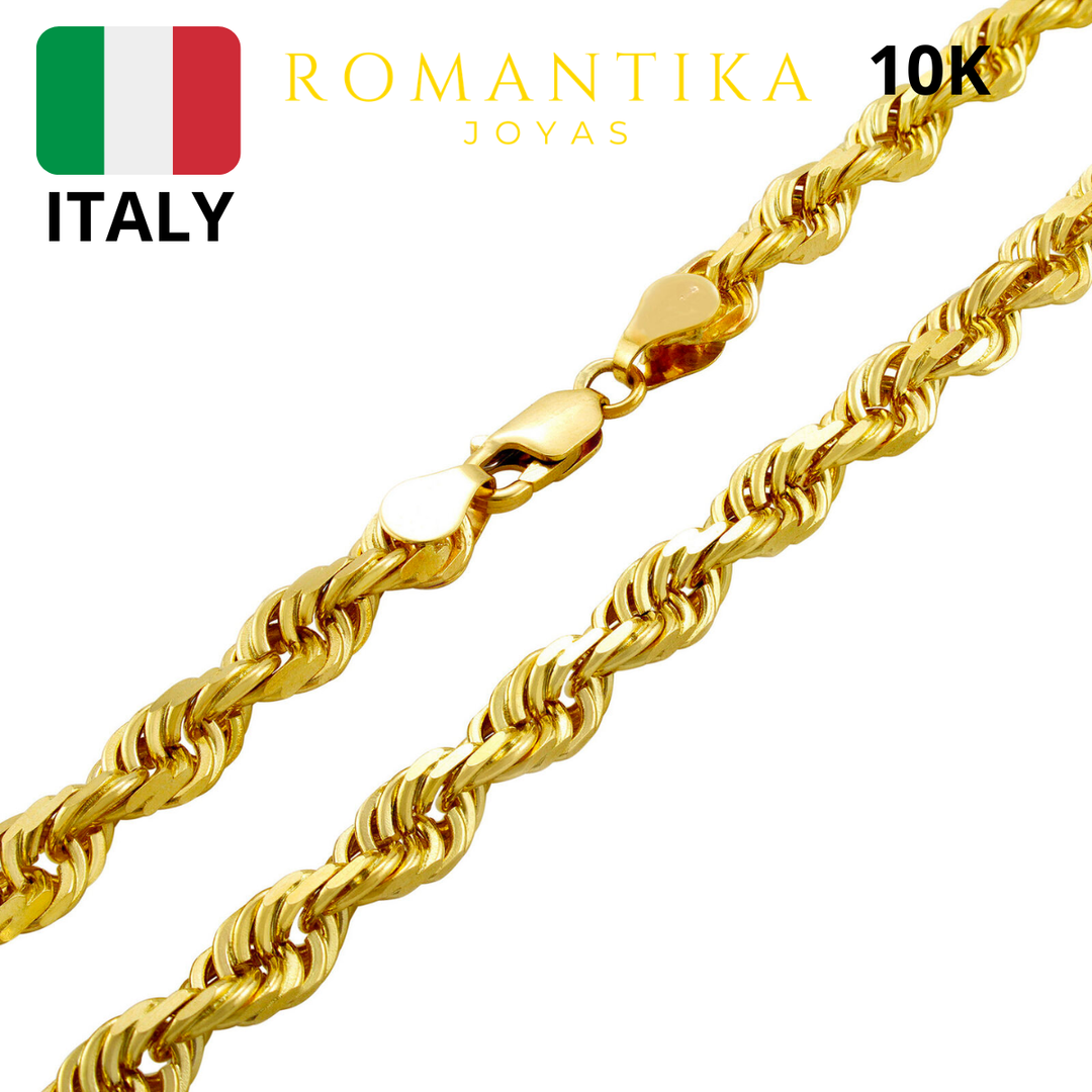 Cadena Torzal Oror Grueso 6.2mm 10k