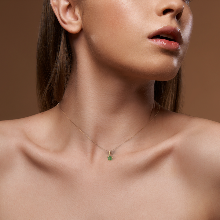 Collar Gargantilla De Tortuga De Oro 10k
