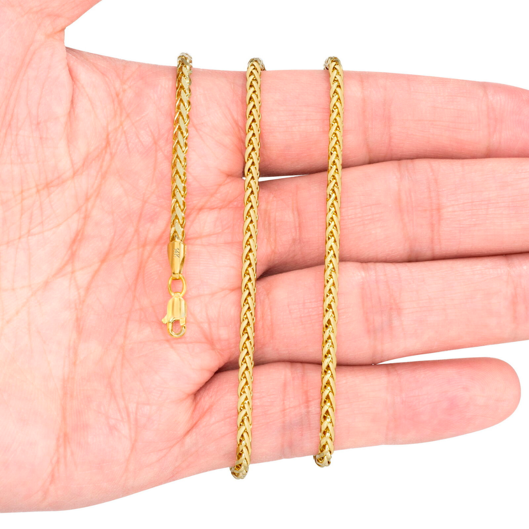 Cadena Espiga Oro 3mm 14k